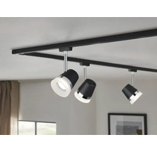 Stropní svítidlo se třemi reflektory na liště