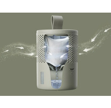 Odvlhčovač vzduchu s vakem absorbujícím vlhkost a nádrží na vodu