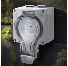 Zásuvka do vlhkého prostředí s krytím IP66