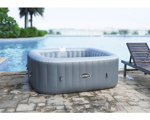 Nafukovací šedá vířivka Marimex pro venkovní použití