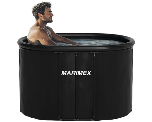 Rámový bazén Marimex s mužem ve vodě
