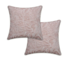 Dva polštáře s motivem listů pro dekorativní účely