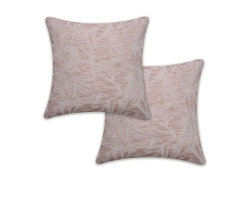 Dva polštáře s motivem listů pro dekorativní účely