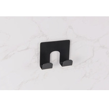 Černý držák pro montáž na stěnu