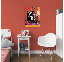 Ilustrace vesmírného motivu v dětském pokoji