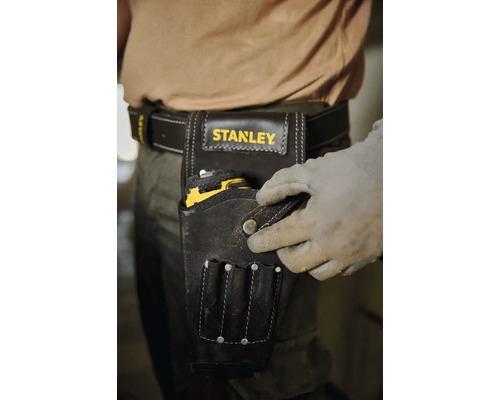 Pásek na nářadí Stanley s přihrádkami a logem Stanley