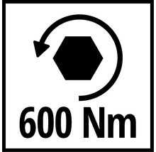 Točivý moment až 600 Newtonmetrů