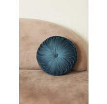 Kulatý dekorativní polštář s knoflíkem