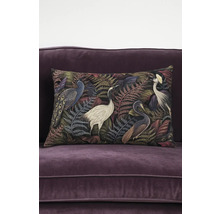 Dekorační polštář s ptačím vzorem na pohovce