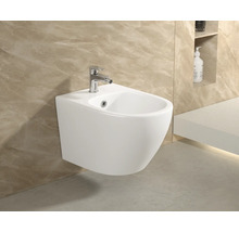 Závěsný bidet s vodovodní baterií v koupelně