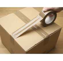 Balicí karton uzavřený lepicí páskou