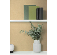 Dekorativní knihy a eukalyptové větve ve váze na polici