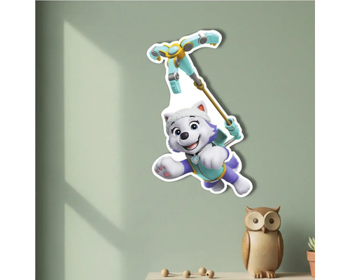 Samolepka na zeď s obrázkem psa z Tlapkové patroly s nářadím