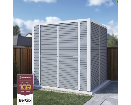 Zahradní kůlna s dvoukřídlými dveřmi pro venkovní použití