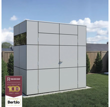 Moderní zahradní domek s oknem a dvoukřídlými dveřmi