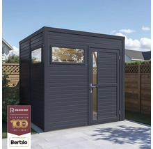 Zahradní domek s oknem a dveřmi