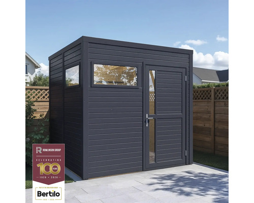 Zahradní domek s oknem a dveřmi