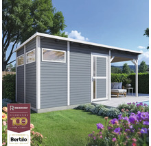 Zahradní domek s terasou a okny