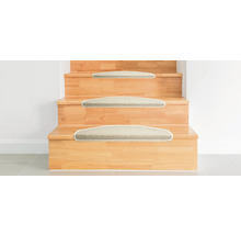 Dřevěné schodiště s kobercovými stupnicemi