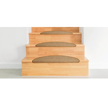 Dřevěné schodiště s kobercovými stupnicemi