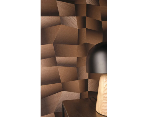 Detail stěny s trojrozměrnou panelovou strukturou