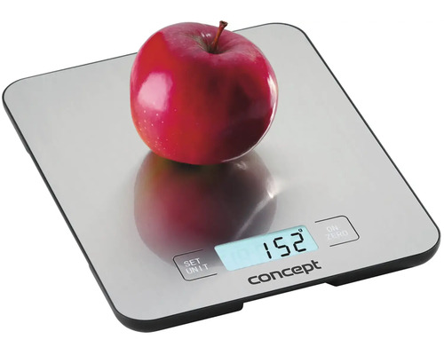 Digitální kuchyňská váha s jablkem