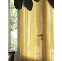 Pokojová scéna se závěsy jako dveřní závěs