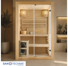 Finská sauna HomeLuxe PANORAMA 200 x 130 x 120 cm 3,6 kW