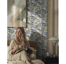 Vliesová tapeta Trend Spectrum 792271 modrá, žlutá 53 x 1005 cm