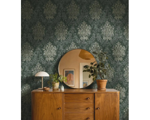 Vliesová tapeta Trend Spectrum 792282 ornament zelená 53 x 1005 cm