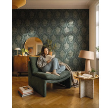 Vliesová tapeta Trend Spectrum 792282 ornament zelená 53 x 1005 cm