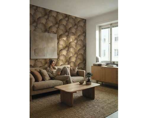Vliesová tapeta Trend Spectrum 792333 grafika hnědá, žlutá 53 x 1005 cm