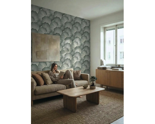 Vliesová tapeta Trend Spectrum 792335 grafika modrá, stříbrná 53 x 1005 cm