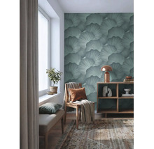 Vliesová tapeta Trend Spectrum 792336 grafika zelená, stříbrná 53 x 1005 cm