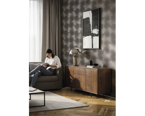 Vliesová tapeta Trend Spectrum 792527 s efektem šedá, stříbrná 53 x 1005 cm