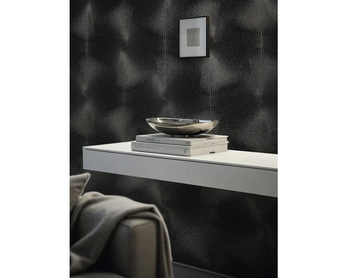 Vliesová tapeta Trend Spectrum 792528 s efektem černá, stříbrná 53 x 1005 cm