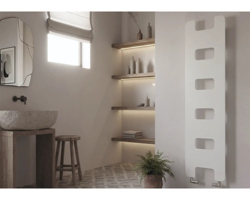 Designové topné těleso Rotheigner 1590 x 450 x 62-90 mm připojení 1/2" dole oboustranně