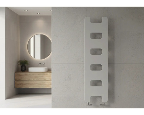 Designové topné těleso Rotheigner 1590 x 450 x 62-90 mm připojení 1/2" dole oboustranně