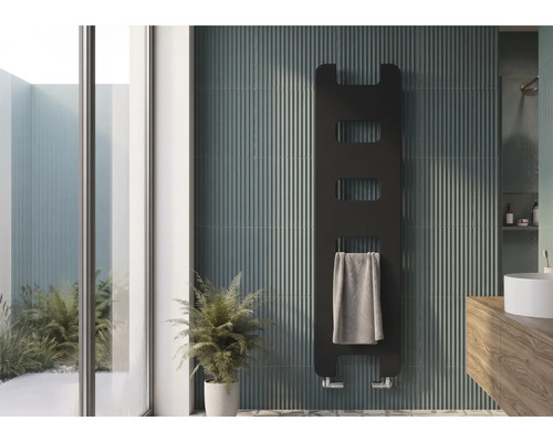 Designové topné těleso Rotheigner 1590 x 450 x 62-90 mm připojení 1/2" dole oboustranně