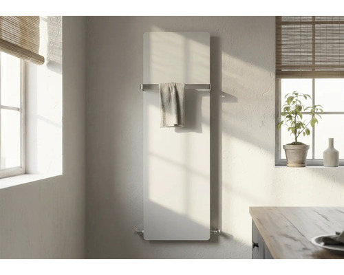 Designové topné těleso Rotheigner 1190 x 372 x 62-90 mm připojení 1/2" dole oboustranně