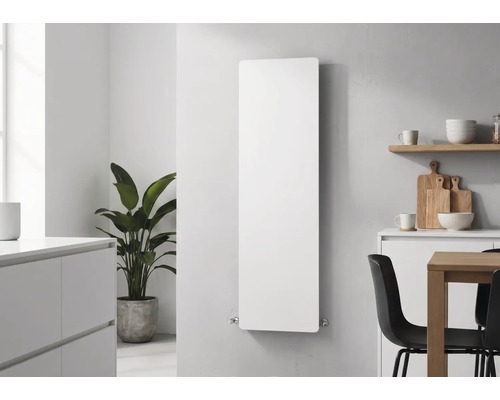 Designové topné těleso Rotheigner 1190 x 372 x 62-90 mm připojení 1/2" dole oboustranně