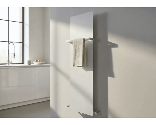 Designové topné těleso Rotheigner 1190 x 372 x 62-90 mm připojení 1/2" dole oboustranně