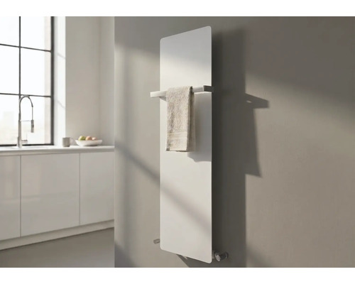Designové topné těleso Rotheigner 1190 x 372 x 62-90 mm připojení 1/2" dole oboustranně