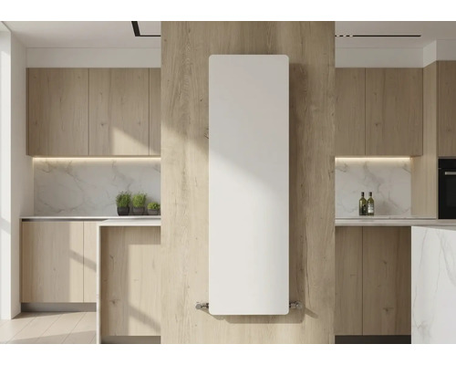 Designové topné těleso Rotheigner 1190 x 372 x 62-90 mm připojení 1/2" dole oboustranně
