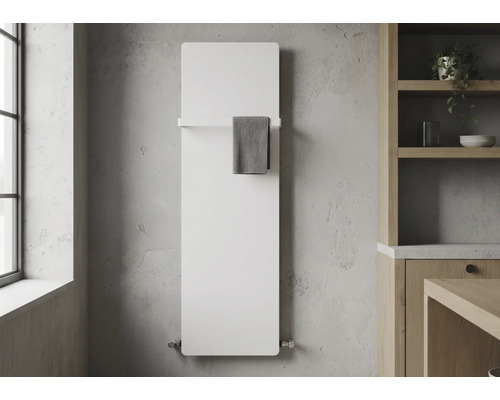Designové topné těleso Rotheigner 1190 x 372 x 62-90 mm připojení 1/2" dole oboustranně