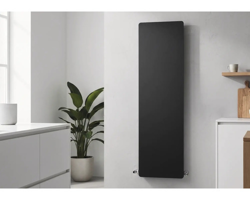 Designové topné těleso Rotheigner 1190 x 372 x 62-90 mm připojení 1/2" dole oboustranně