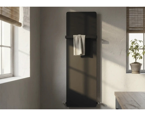 Designové topné těleso Rotheigner 1190 x 372 x 62-90 mm připojení 1/2" dole oboustranně