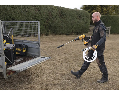 Vysokotlaký čistič DeWalt DCMPW1000N-XJ s bezuhlíkovým motorem 54V XR FLEXVOLT bez příslušenství