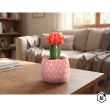 Kaktus FloraSelf Gymnocalycium Geent Mix květináč Ø 5,5 cm 1 ks, různé druhy (Image AI modified or generated)