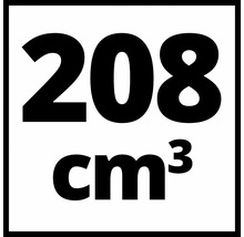 Symbol pro objem motoru 208 kubických centimetrů